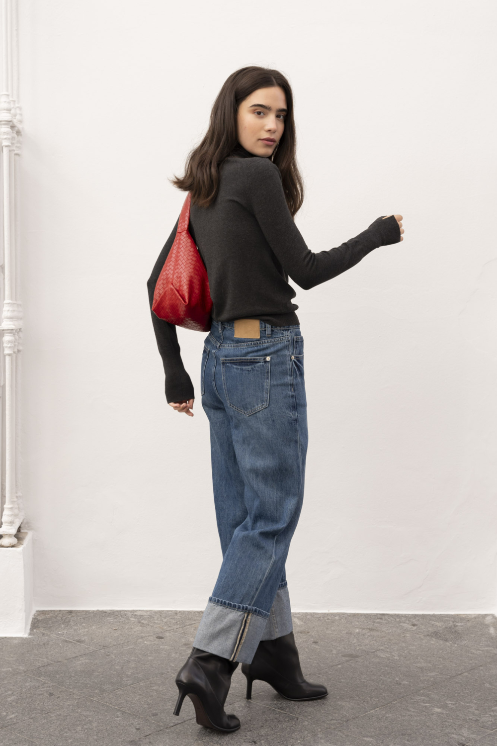 JEANS TURN UP WIDE LEG - Imagen 5