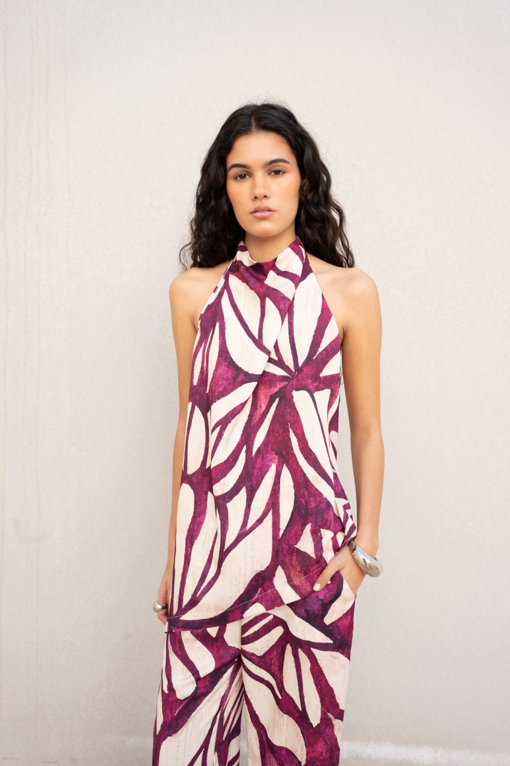 PANTALON FLUIDO ESTAMPADO - Imagen 2